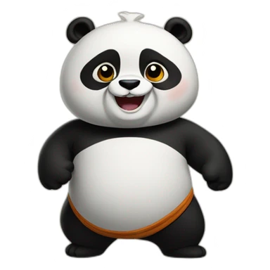 Kungfu panda sticker
