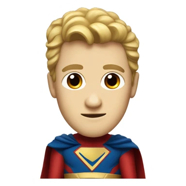 super homelander from "the boys" series with red eyes  sticker