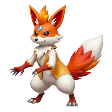 Braixen-Combusken-Zangoose-Blaziken-fusion sticker