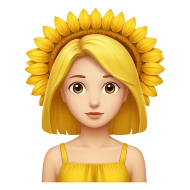 Aveja sacando néctar de un girasol sticker