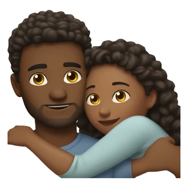 My boyfriend and me cuddling sticker