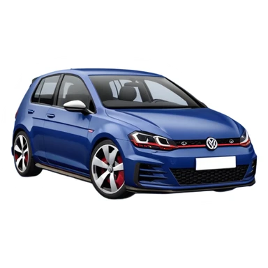Vw golf gti mk7.5 2019 dark blue sticker