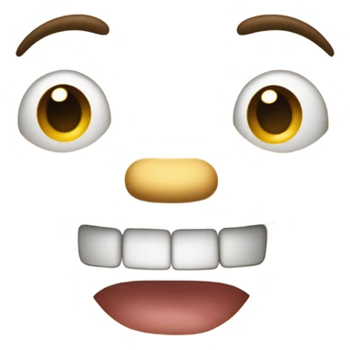 excited face with crazy eyes sticker