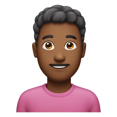 A pink jellybean sticker