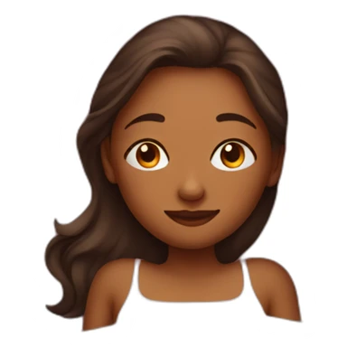 Girl in bed sleep sticker