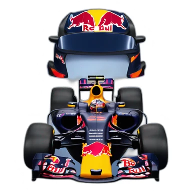 formula 1 red bull car singing sticker