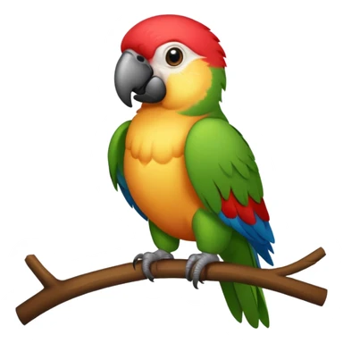 Parrot (🦜) doing like that 🫡 sticker