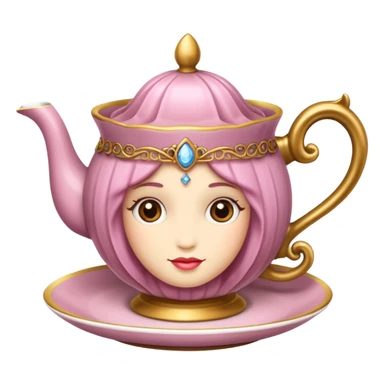  Princess antique tea cup sticker