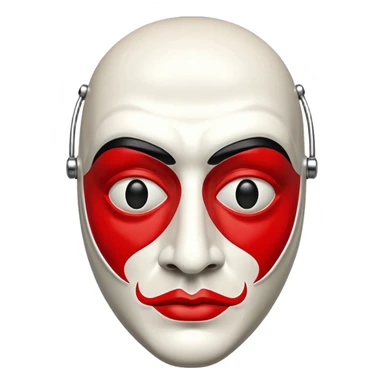 Money Heist, dali mask, reallestic sticker