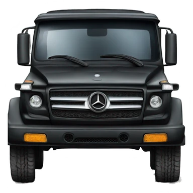 Mercedes pure black artic truck sticker
