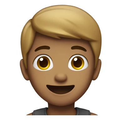 a boy signaling welcome everyone sticker