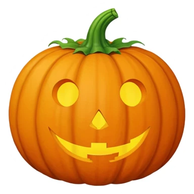 pumpkin with no face sticker