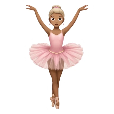 full body balet with tutu sticker