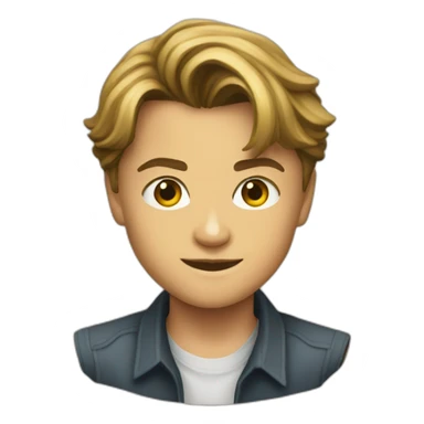 young leonardo dicaprio sticker