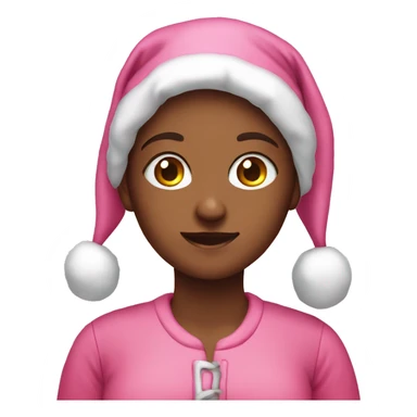 santas women in pink  sticker