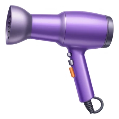 soft purple Dyson hair dryer sticker