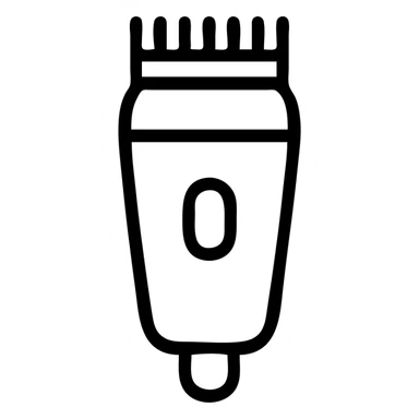 clipper, minimal line icon, outlined icon with no fill sticker