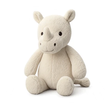 jellycat stuffed plush baby white rhinoceros sticker