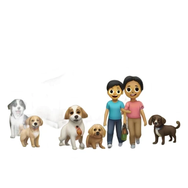mountain house with 6 friends, 2 babies, 1 toddler and 2 dogs sticker