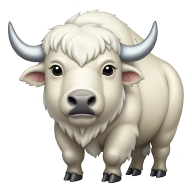 white bison sticker