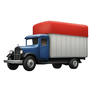 Very large 1933 mover’s moving truck sticker