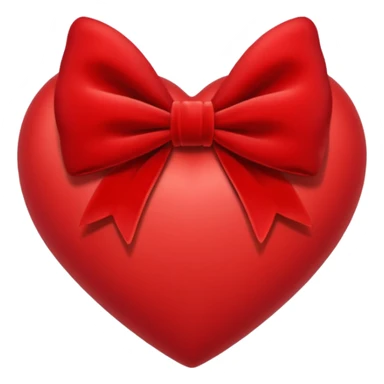 heart with a velvet bow sticker