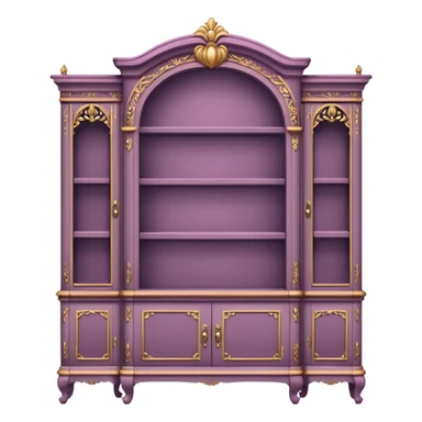 Mauve book case sticker