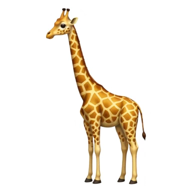 High resolution giraffe  sticker