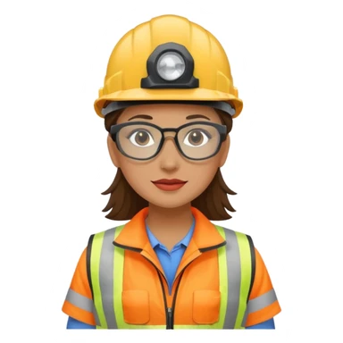 Occupational safety and health или labor protection woman sticker