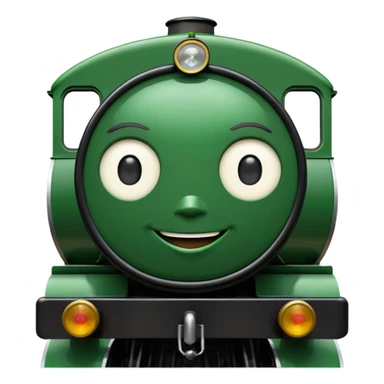 GWR 1400 Class Oliver with a face on it   sticker