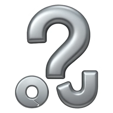 question mark sticker