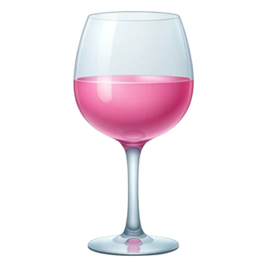 Wine glass blowing bubblegum sticker