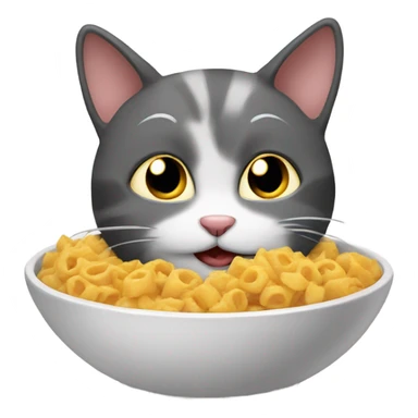 Cat Eating food sticker