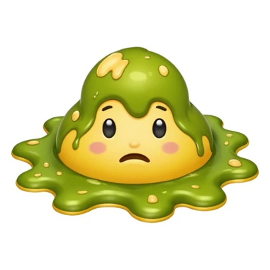 nasty, disgusting vomit  sticker