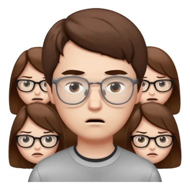 10 girls Fight and Lincoln Boy so Sad sticker