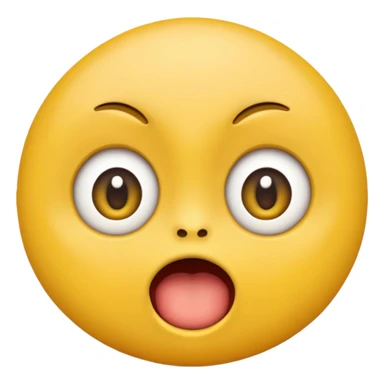 Emoji with hungry sticker