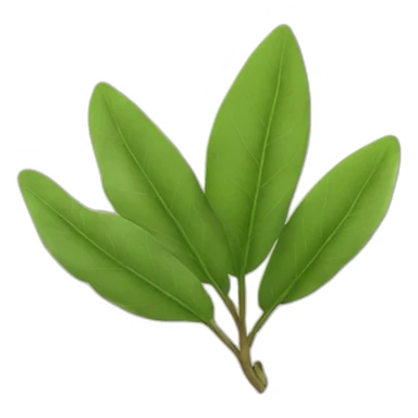 sage leaf sticker