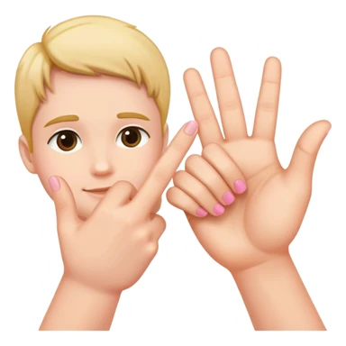 two pinkies doing the pinky promise  sticker