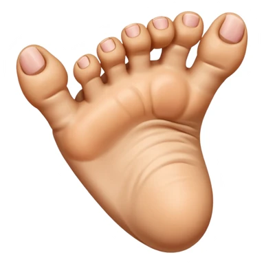 Toe flipping the middle toe sticker