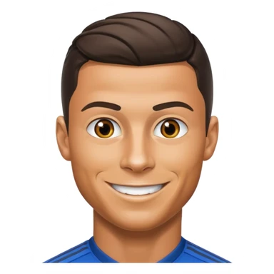 Cristiano Ronaldo football emojis sticker