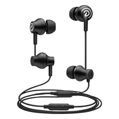 old wired earphones sticker