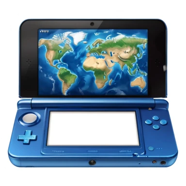 nintendo 3ds earth sticker