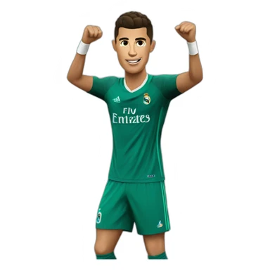Cristiano ronaldo saying "SUII" sticker
