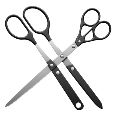 film strip with scissors cutting it sticker