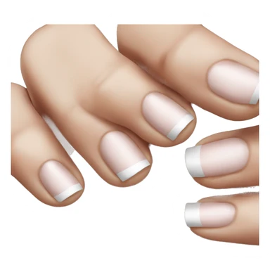 French tip nails sticker