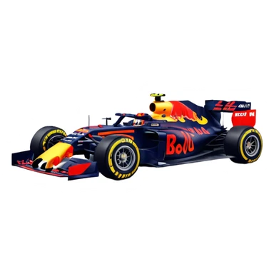 Max Verstappen F1 Car sticker