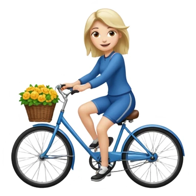 Wife being impatient on a bicycle sticker