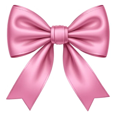 Pink bow sticker