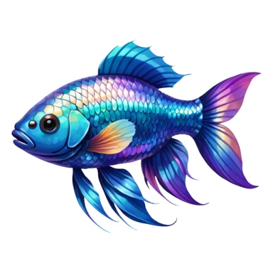 Beta balığı sticker