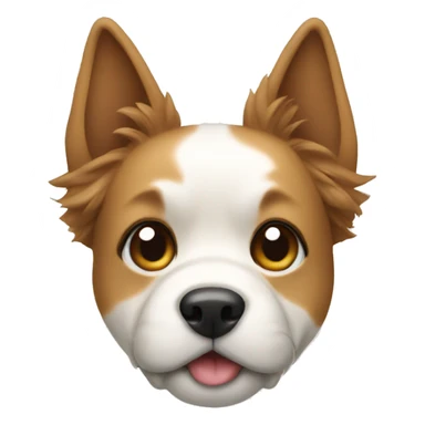 Dog in japan sticker